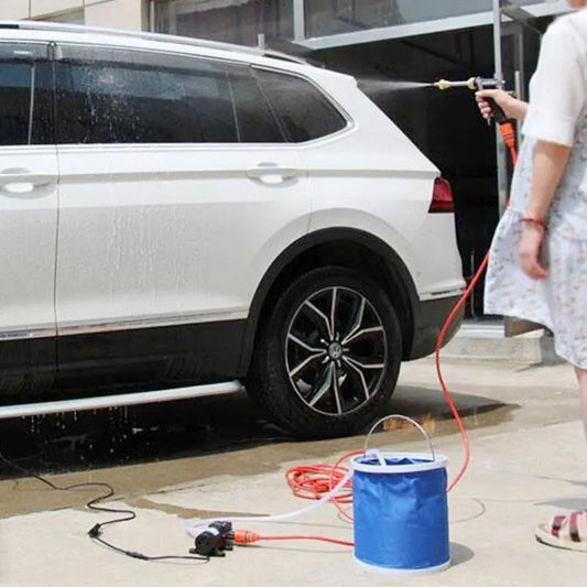 100W 12V Portable Car Cleaning Pump Kit by Smart Deals Picks