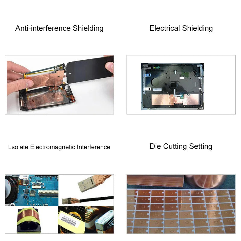 Double-Sided Conductive Copper Foil EMI Shielding Tape, 10 m by Smart Deals Picks