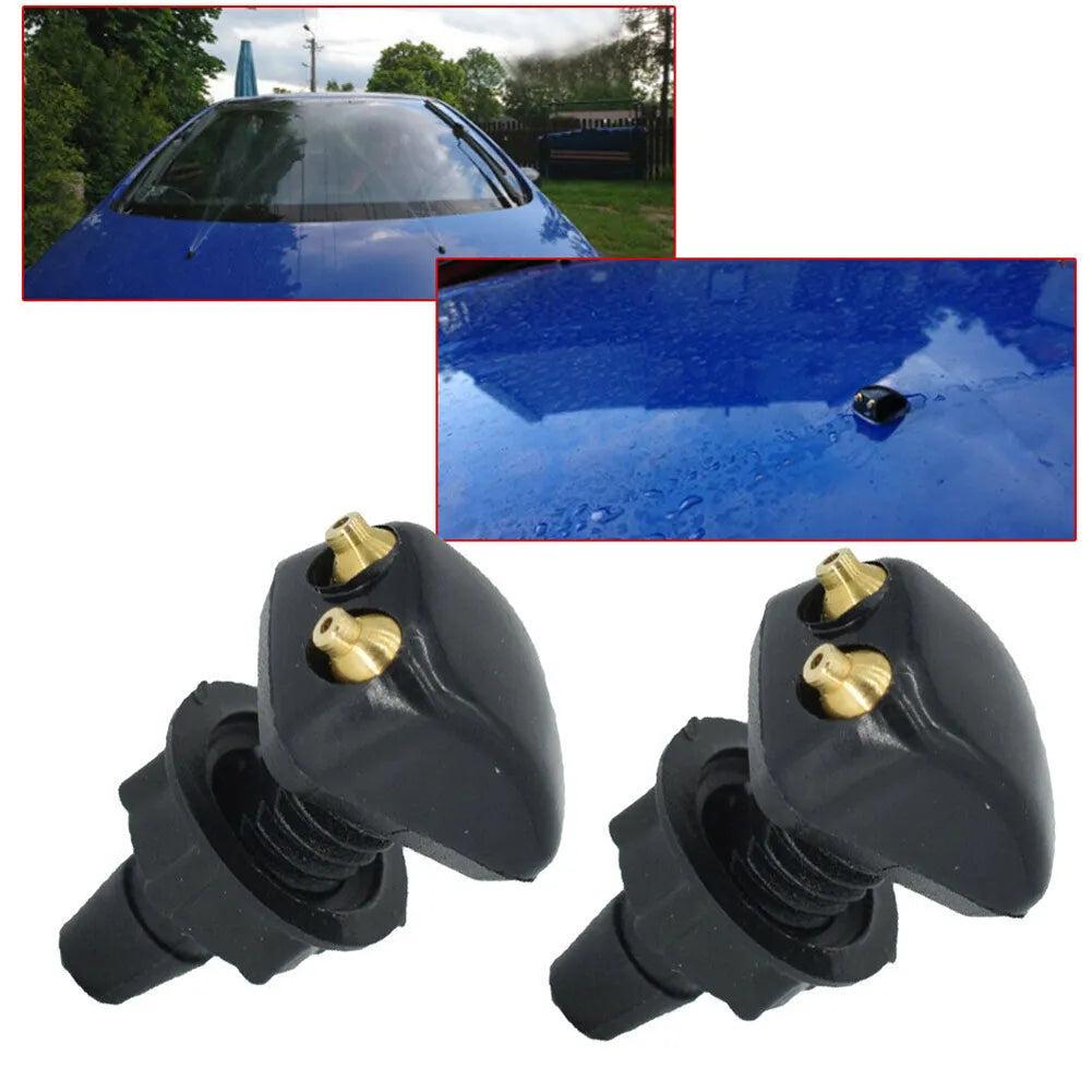 Dual-Hole Windshield Washer Spray Jets, Set of 2 by Smart Deals Picks