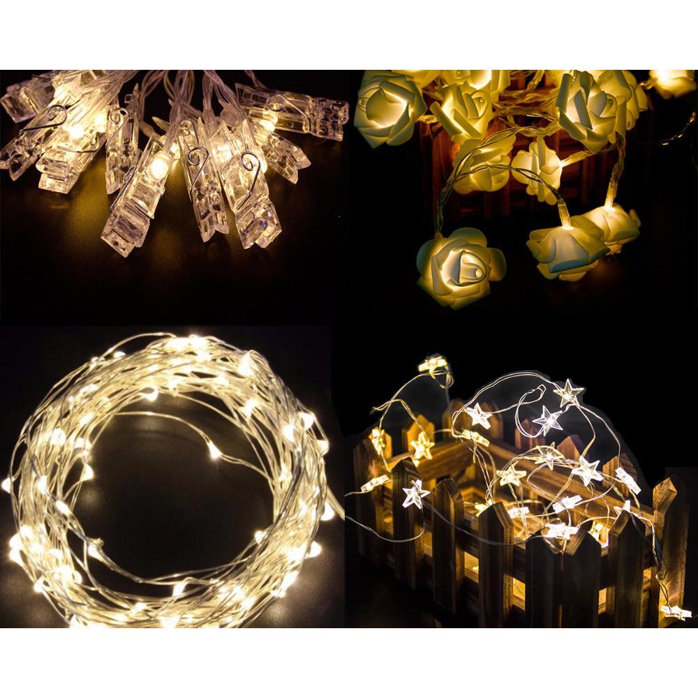 Photo Clip LED String Lights, 1.2m with 10 Clips by Smart Deals Picks