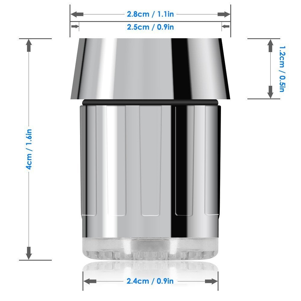 Temperature-Sensing LED Faucet Light Attachment by Smart Deals Picks