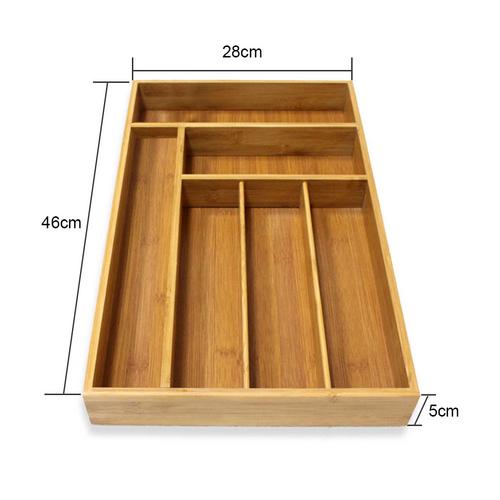 Wooden Cutlery Box Kitchen Drawer Organizer by HitMyNeed