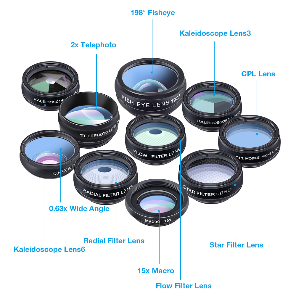10-in-1 Phone Camera Lens Photography Kit by Smart Deals Picks