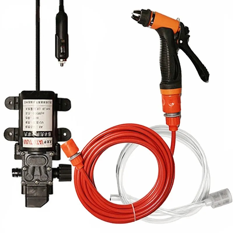 100W 12V Portable Car Cleaning Pump Kit by Smart Deals Picks