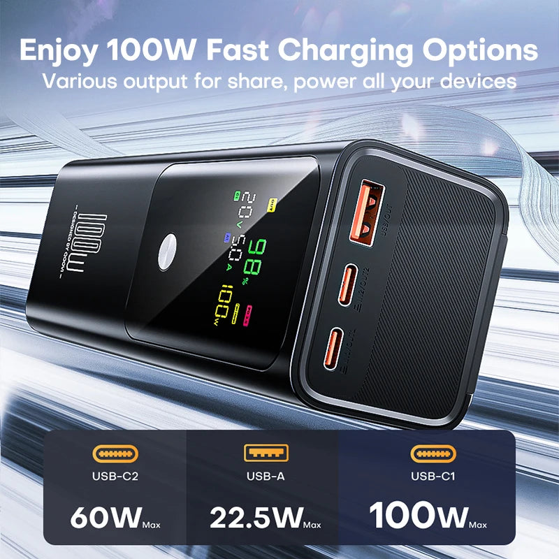 100W 20000mAh Power Bank, Fast Laptop Charging by Smart Deals Picks