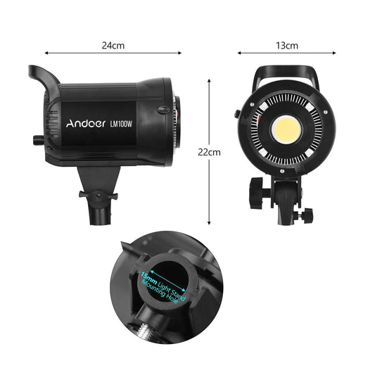 100W 5600K LED Studio Video Light, Bowens Mount by Smart Deals Picks