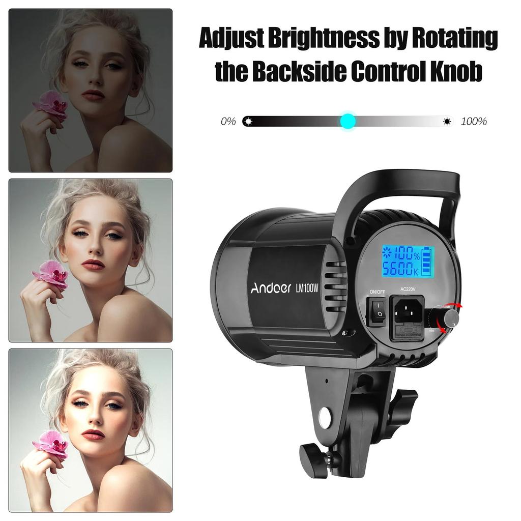 100W 5600K LED Studio Video Light, Bowens Mount by Smart Deals Picks