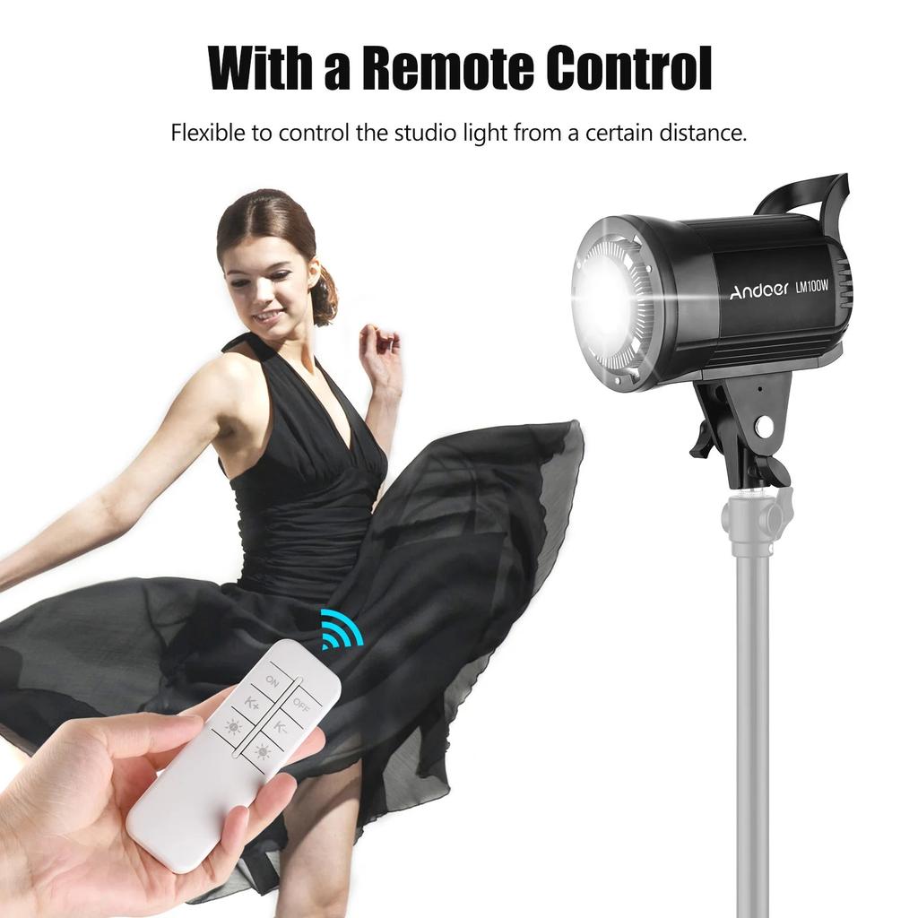 100W 5600K LED Studio Video Light, Bowens Mount by Smart Deals Picks