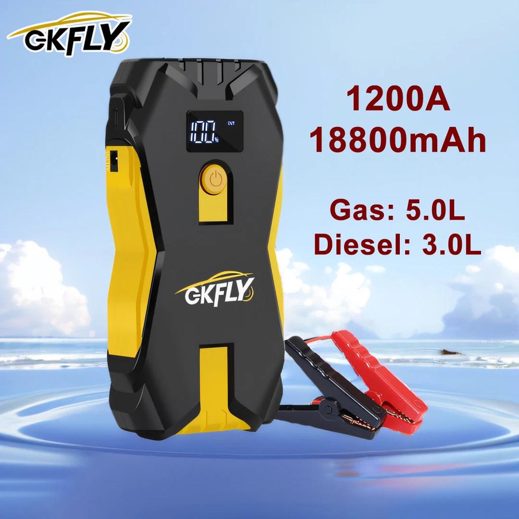 1200A Portable Car Jump Starter & 12V Power Bank by Smart Deals Picks