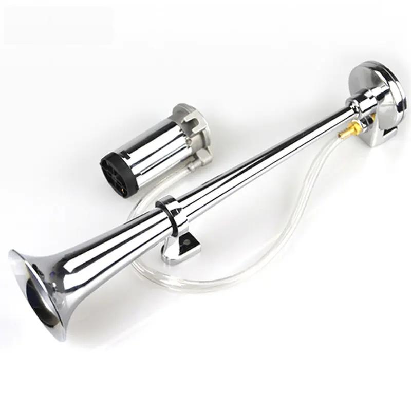 12V/24V 17" 150dB Single Trumpet Car Air Horn Kit 12v by Smart Deals Picks