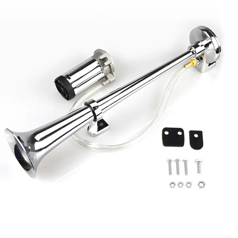 12V/24V 17" 150dB Single Trumpet Car Air Horn Kit by Smart Deals Picks
