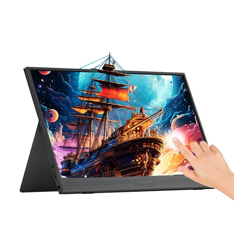 14" Portable Touchscreen Monitor, 1080p, USB-C & HDMI by Smart Deals Picks
