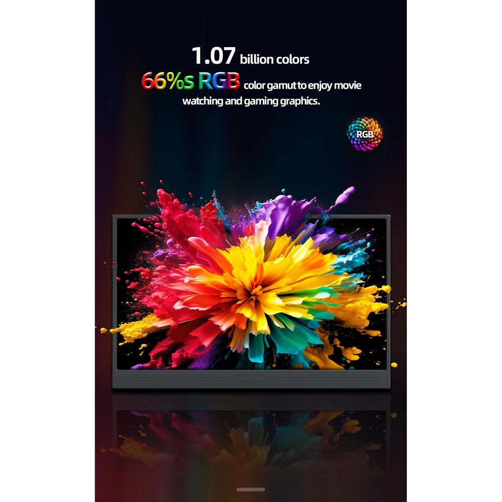 14" Portable Touchscreen Monitor, 1080p, USB-C & HDMI by Smart Deals Picks