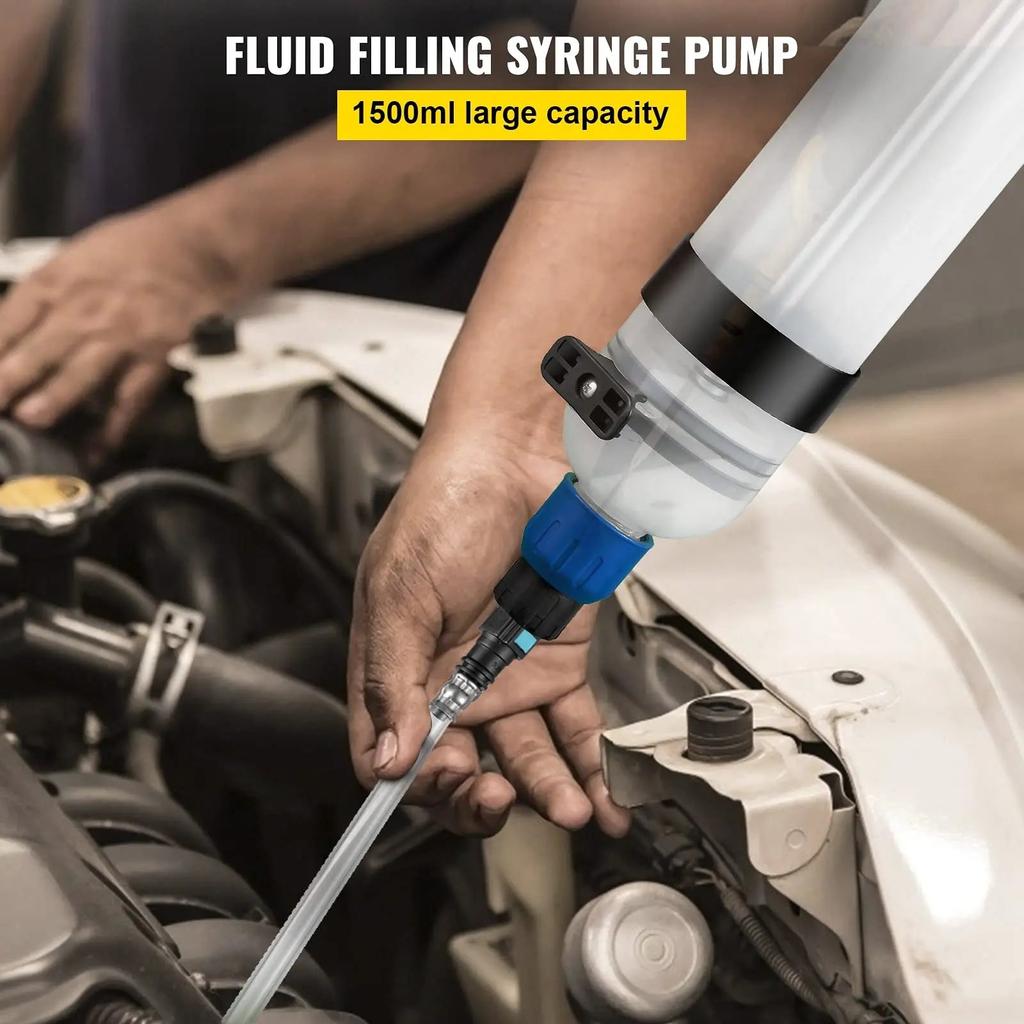 1500ml Oil Syringe Pump & Fluid Extractor for Cars by Smart Deals Picks