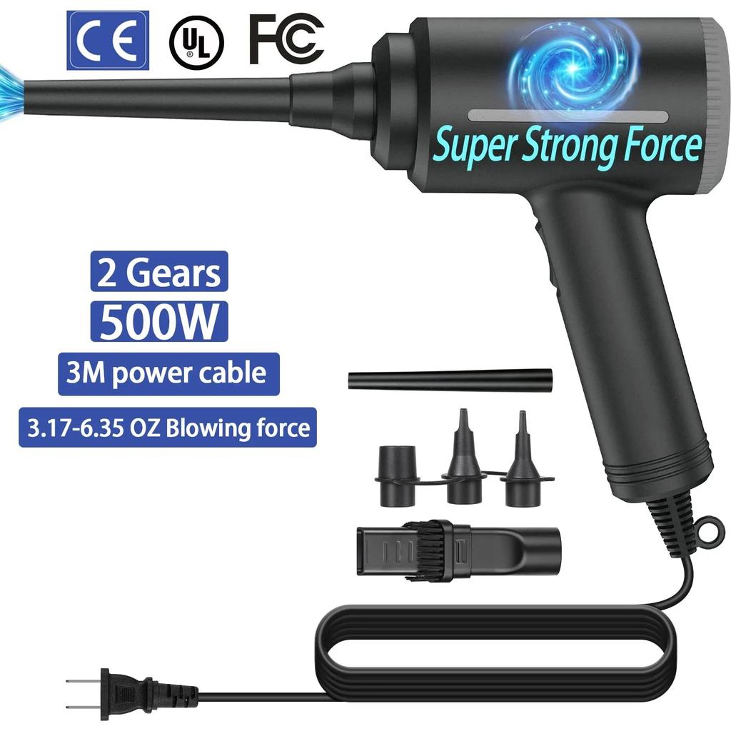 2-in-1 Air Pump and 500W Electric Duster Cleaner by Smart Deals Picks