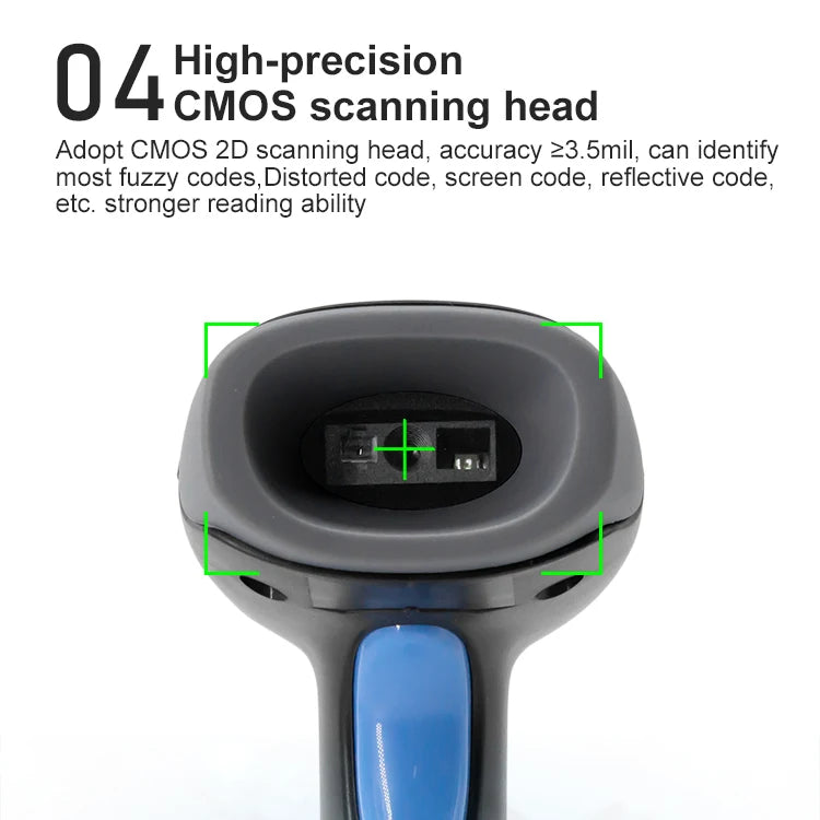 2D Barcode Scanner, USB, 2.4G Wireless & Bluetooth by Smart Deals Picks