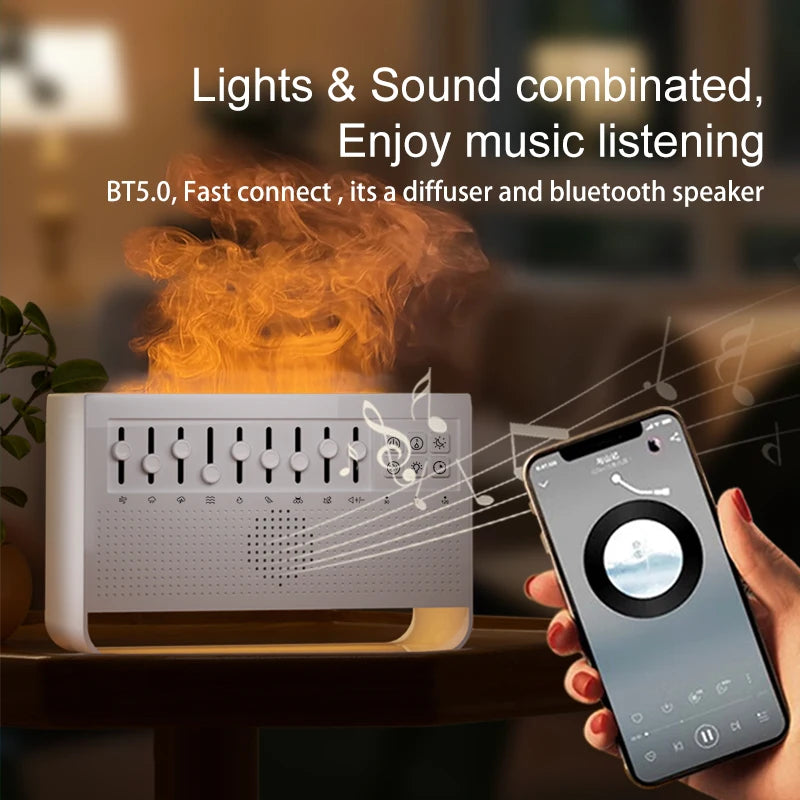 3-in-1 Flame Aromatherapy Diffuser, Humidifier & Audio by Smart Deals Picks