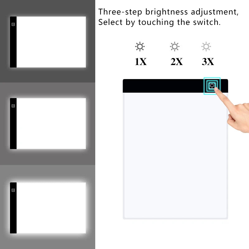3-Level Dimmable LED Tracing Light Box by Smart Deals Picks