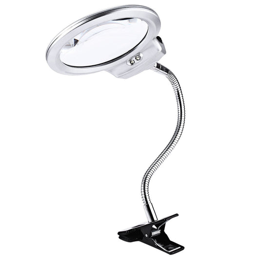 5X Lens LED Magnifier Lamp, Clip-On Design by Smart Deals Picks
