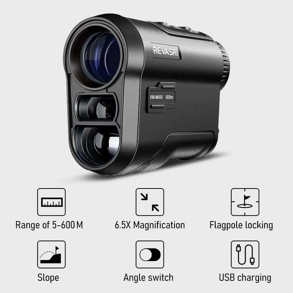 600 Yard Golf Laser Rangefinder, Slope, USB Charge by Smart Deals Picks