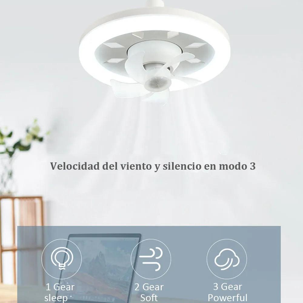 60W E27 Ceiling Fan Light, Remote, 360 Rotation by Smart Deals Picks