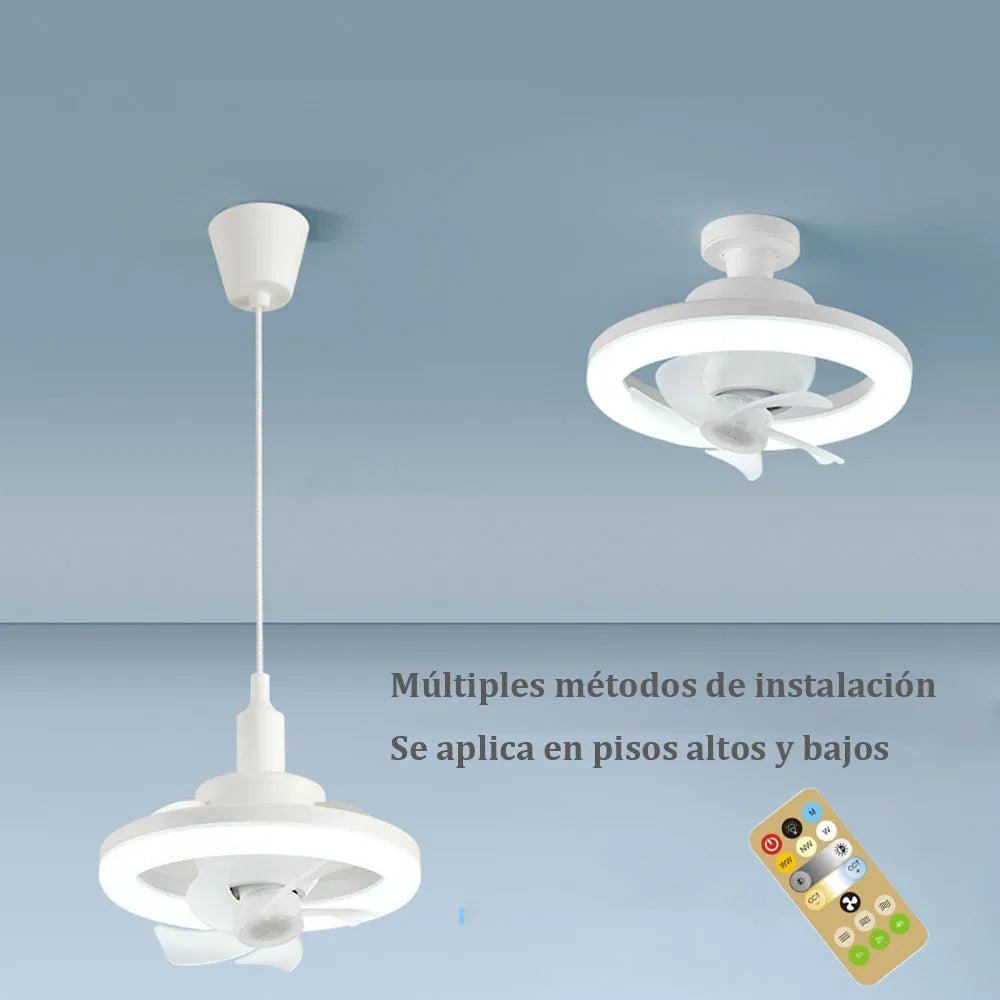 60W E27 Ceiling Fan Light, Remote, 360 Rotation by Smart Deals Picks
