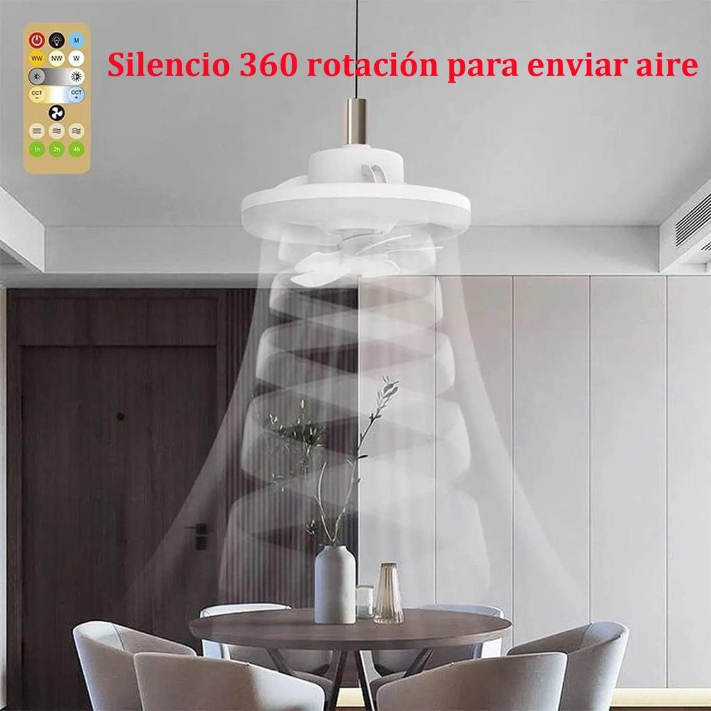 60W E27 Ceiling Fan Light, Remote, 360 Rotation by Smart Deals Picks