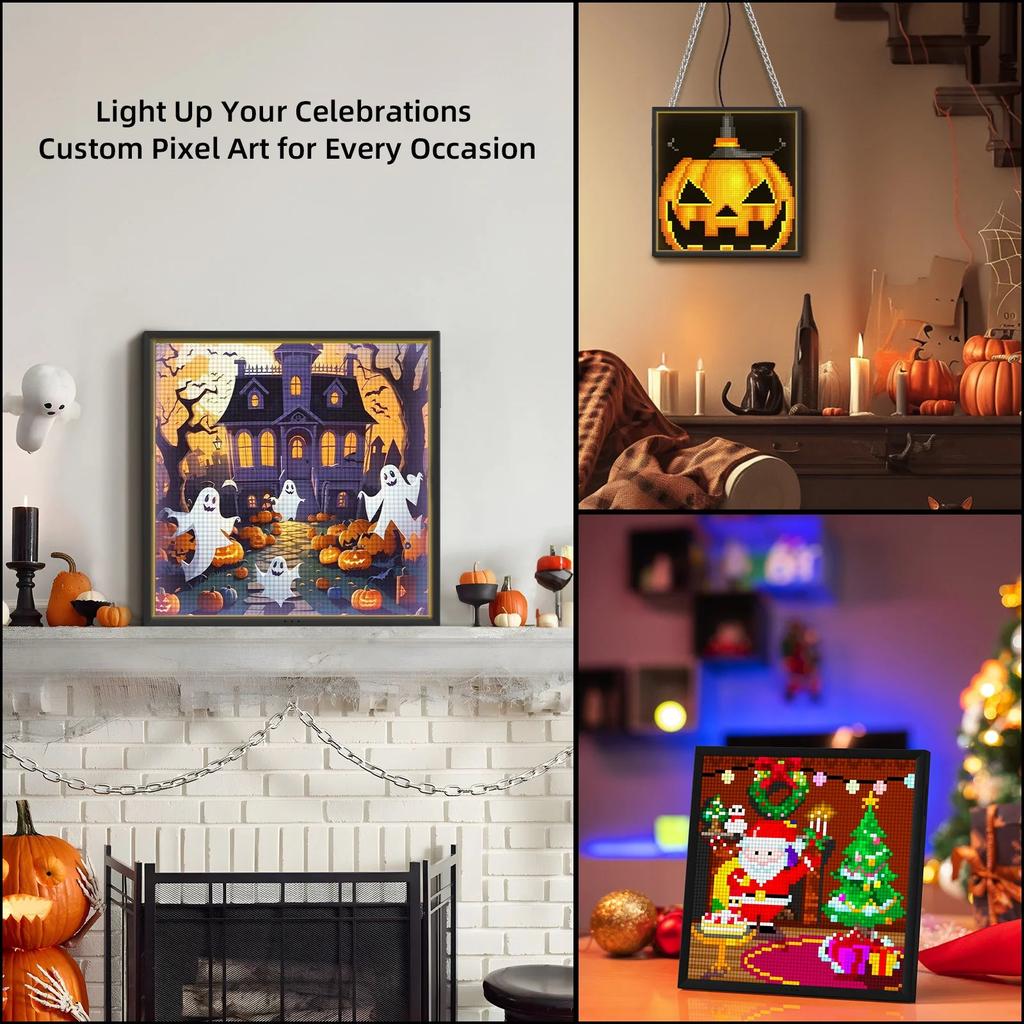 64x64 WiFi LED Pixel Art Panel, App & Cloud Display by Smart Deals Picks