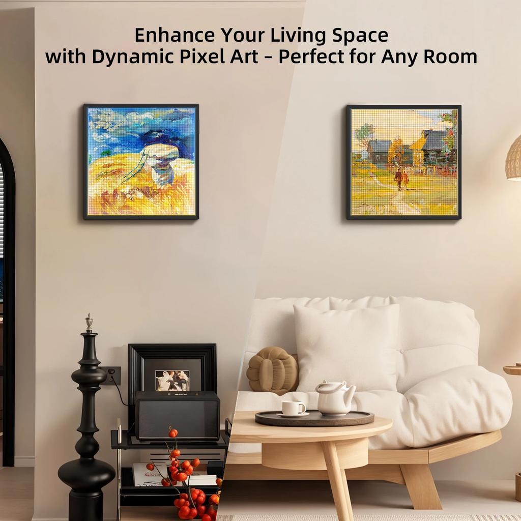 64x64 WiFi LED Pixel Art Panel, App & Cloud Display by Smart Deals Picks