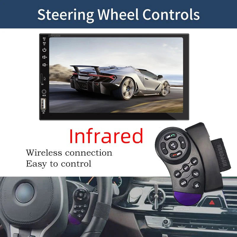 7" 1-DIN Car Stereo, CarPlay & Android Auto by Smart Deals Picks