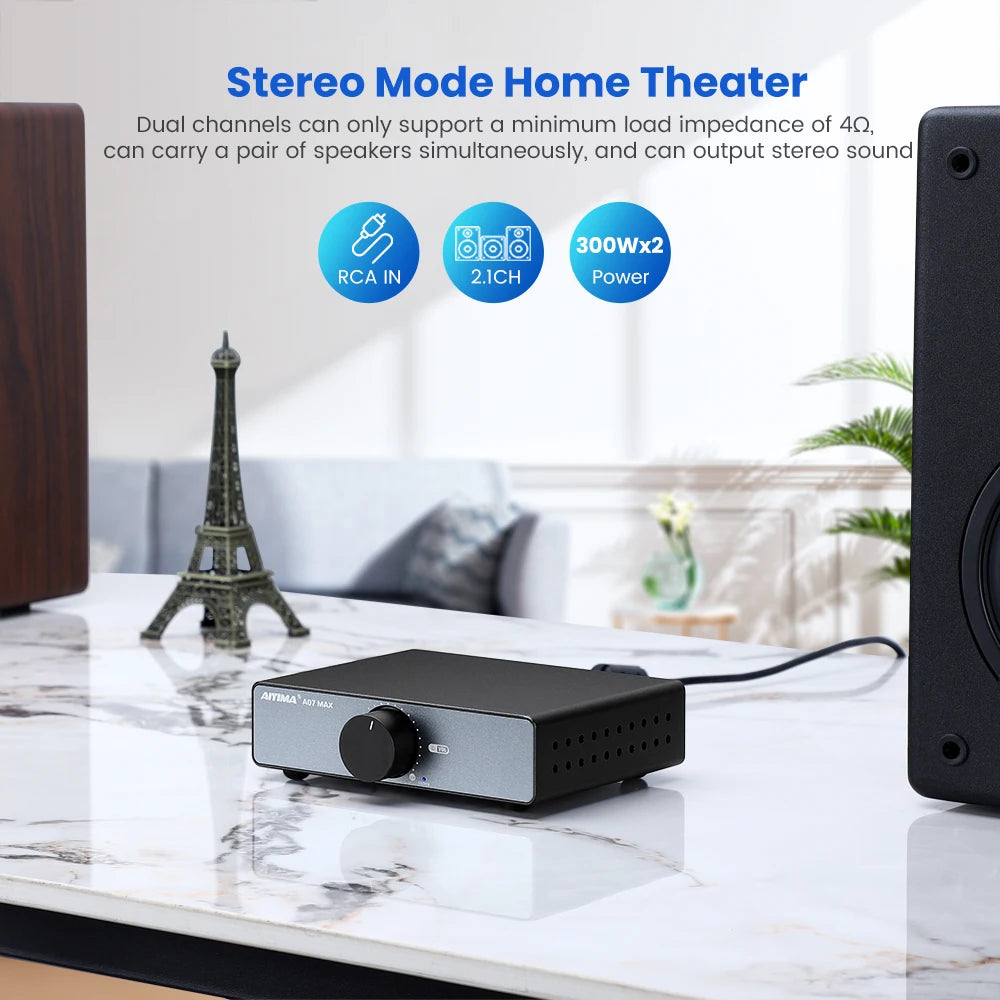 A07 MAX 600W TPA3255 Home Audio Power Amplifier by Smart Deals Picks