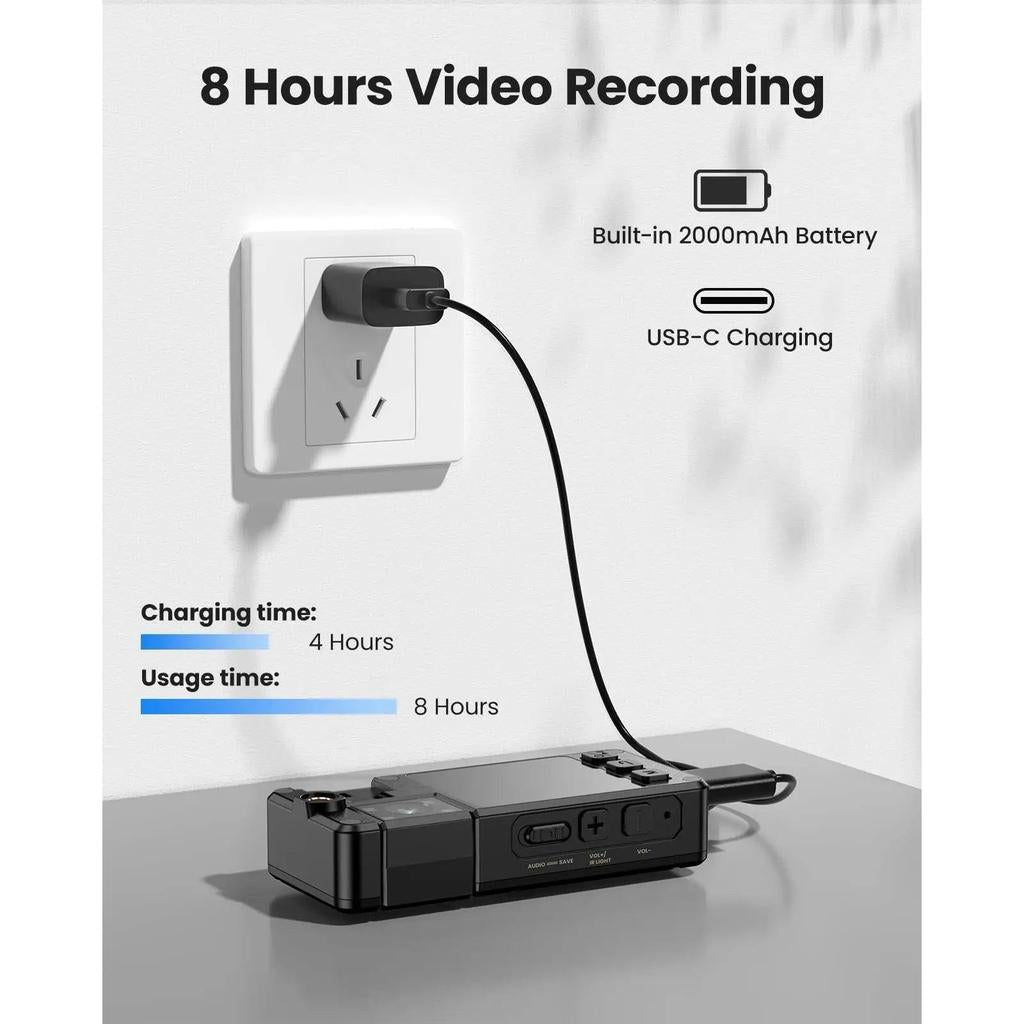 A24 Mini Body Camera, 1296P HD with Night Vision by Smart Deals Picks