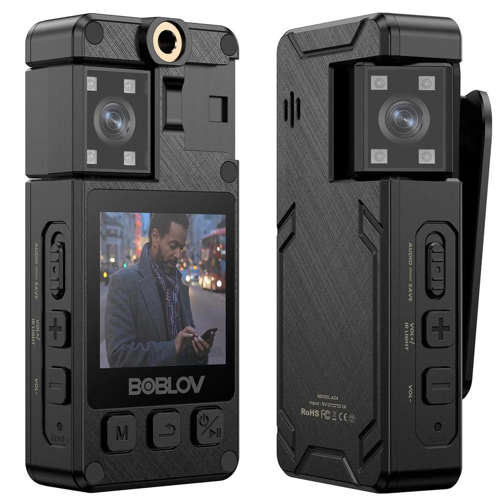 A24 Mini Body Camera, 1296P HD with Night Vision camera-128gb by Smart Deals Picks