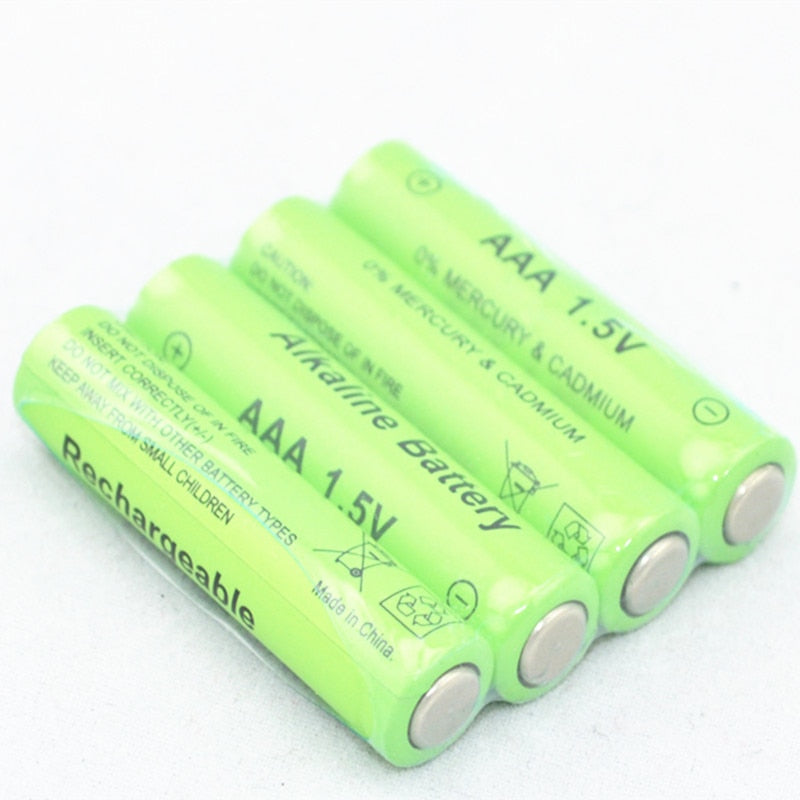AAA 1.5V Rechargeable Alkaline Batteries, 4-Pack by Smart Deals Picks