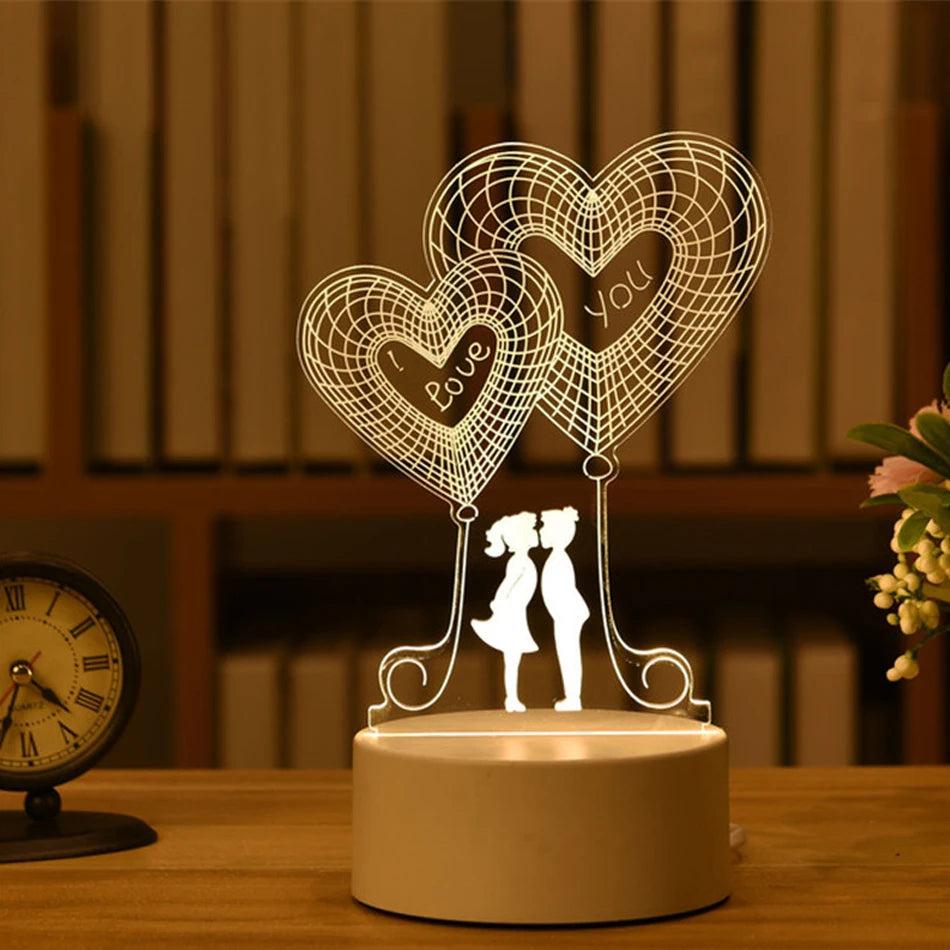 Acrylic 3D LED Neon Sign Night Light, USB Powered 13 by Smart Deals Picks