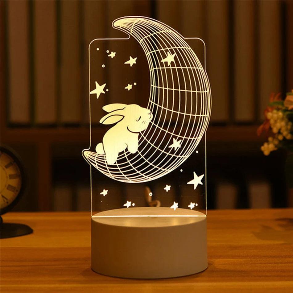 Acrylic 3D LED Neon Sign Night Light, USB Powered 18 by Smart Deals Picks