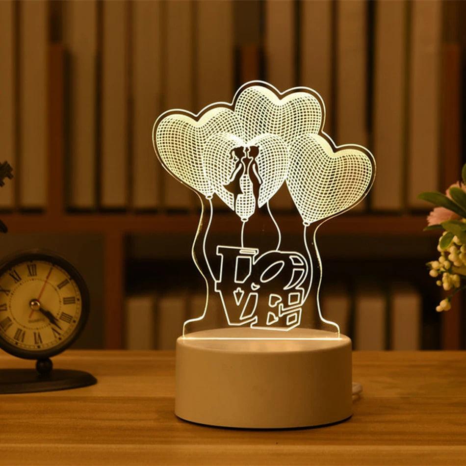 Acrylic 3D LED Neon Sign Night Light, USB Powered 22 by Smart Deals Picks