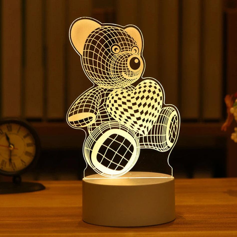 Acrylic 3D LED Neon Sign Night Light, USB Powered 7 by Smart Deals Picks