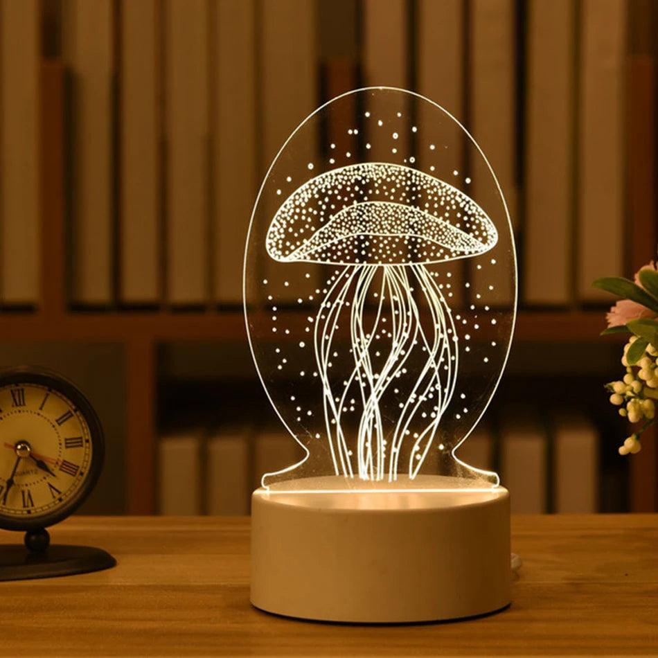 Acrylic 3D LED Neon Sign Night Light, USB Powered 9 by Smart Deals Picks