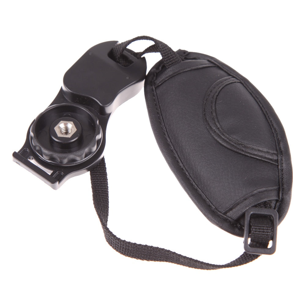 Adjustable PU Leather Camera Hand Strap Grip by Smart Deals Picks