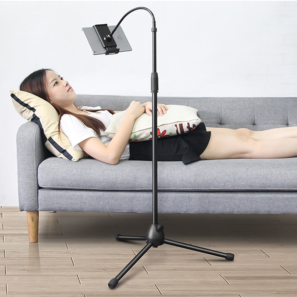 Adjustable Tablet Floor Stand with Flexible Neck Holder by Smart Deals Picks