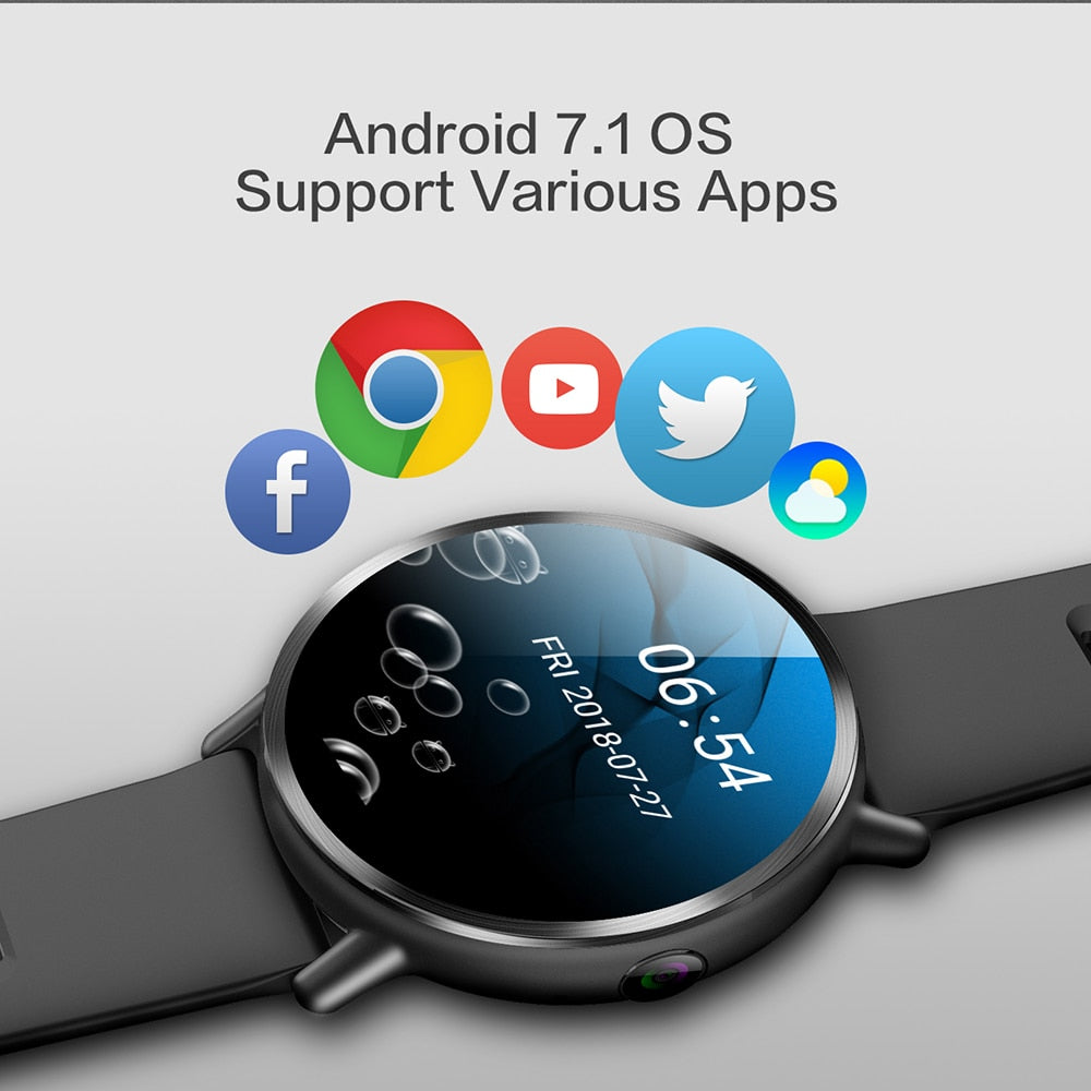 Android 7.1 Camera Smartwatch with 4G LTE and GPS by Smart Deals Picks