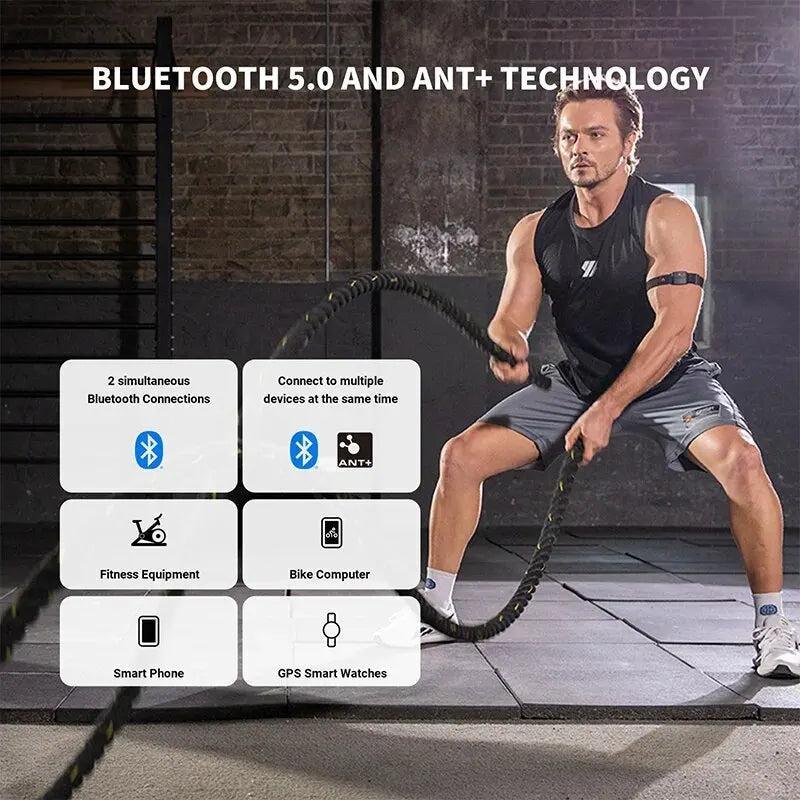 Armband Heart Rate Monitor with HR Zones and Calories by Smart Deals Picks
