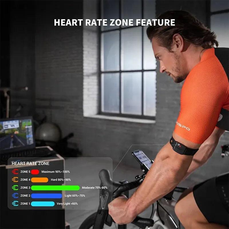 Armband Heart Rate Monitor with HR Zones and Calories by Smart Deals Picks