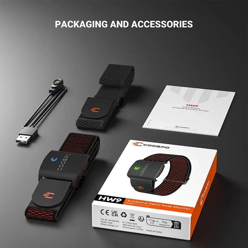 Armband Heart Rate Monitor with HR Zones and Calories by Smart Deals Picks