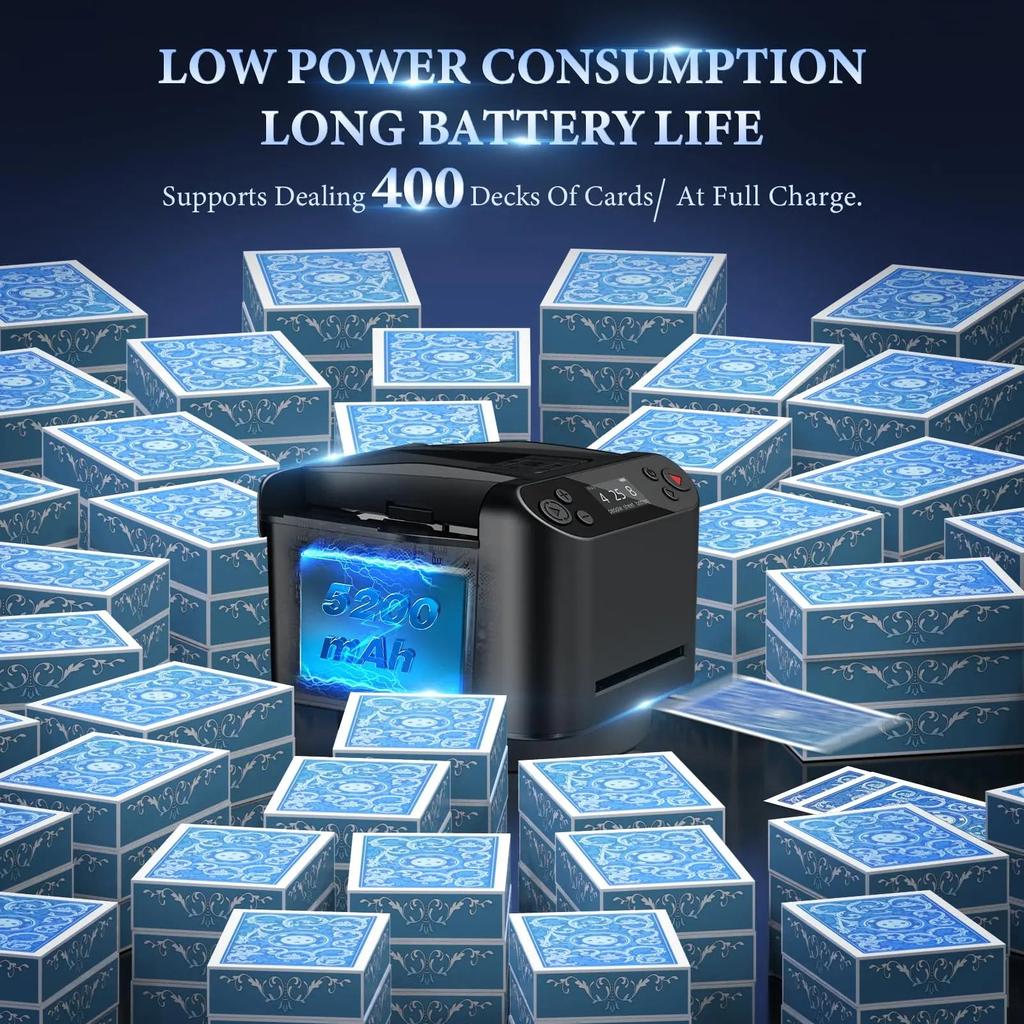 Automatic Card Shuffler and Dealer Dispenser (Max V Max 5) by Smart Deals Picks