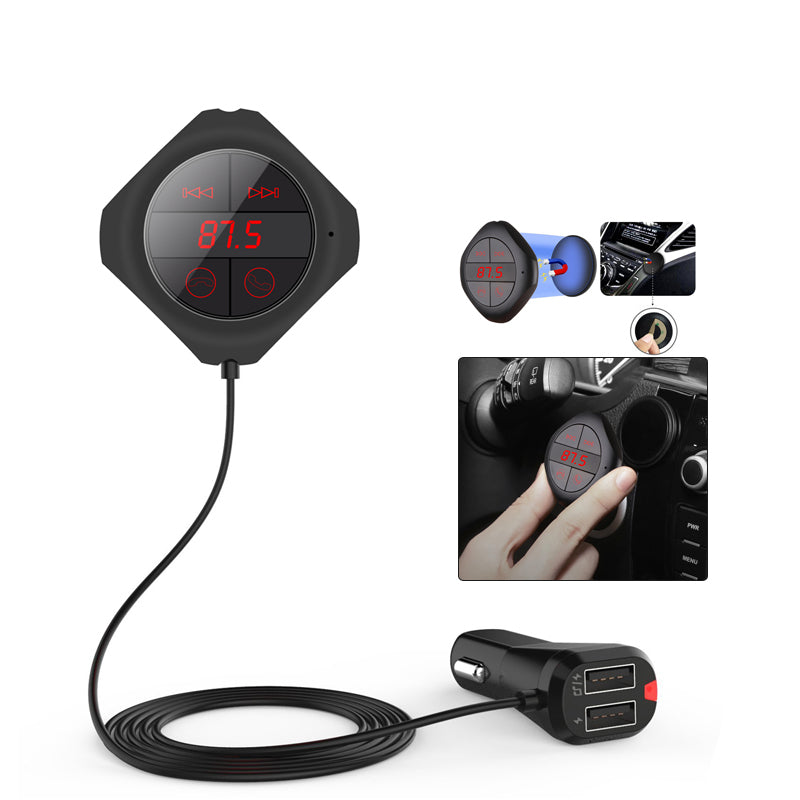 Bluetooth AUX Car Music Transmitter and Charger by Smart Deals Picks