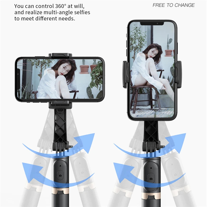 Bluetooth Gimbal Selfie Stick and Tripod for Phones by Smart Deals Picks