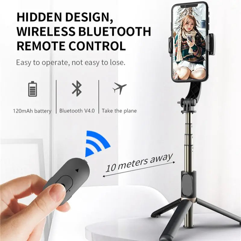 Bluetooth Gimbal Selfie Stick and Tripod for Phones by Smart Deals Picks