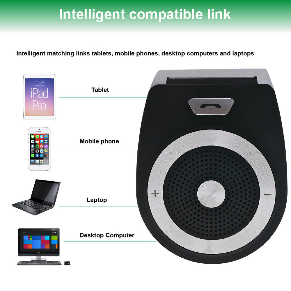 Bluetooth Hands-Free Car Kit Speakerphone Receiver by Smart Deals Picks